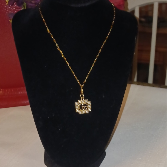 Gucci   Square shaped with pearls Zipper Pull on Unbranded Chain - Picture 6 of 6